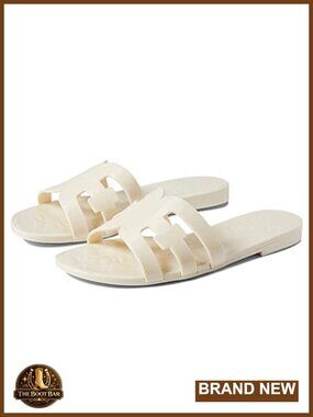Jelly Slide Sandals - Modern Ivory - Women's Flat Sandals
